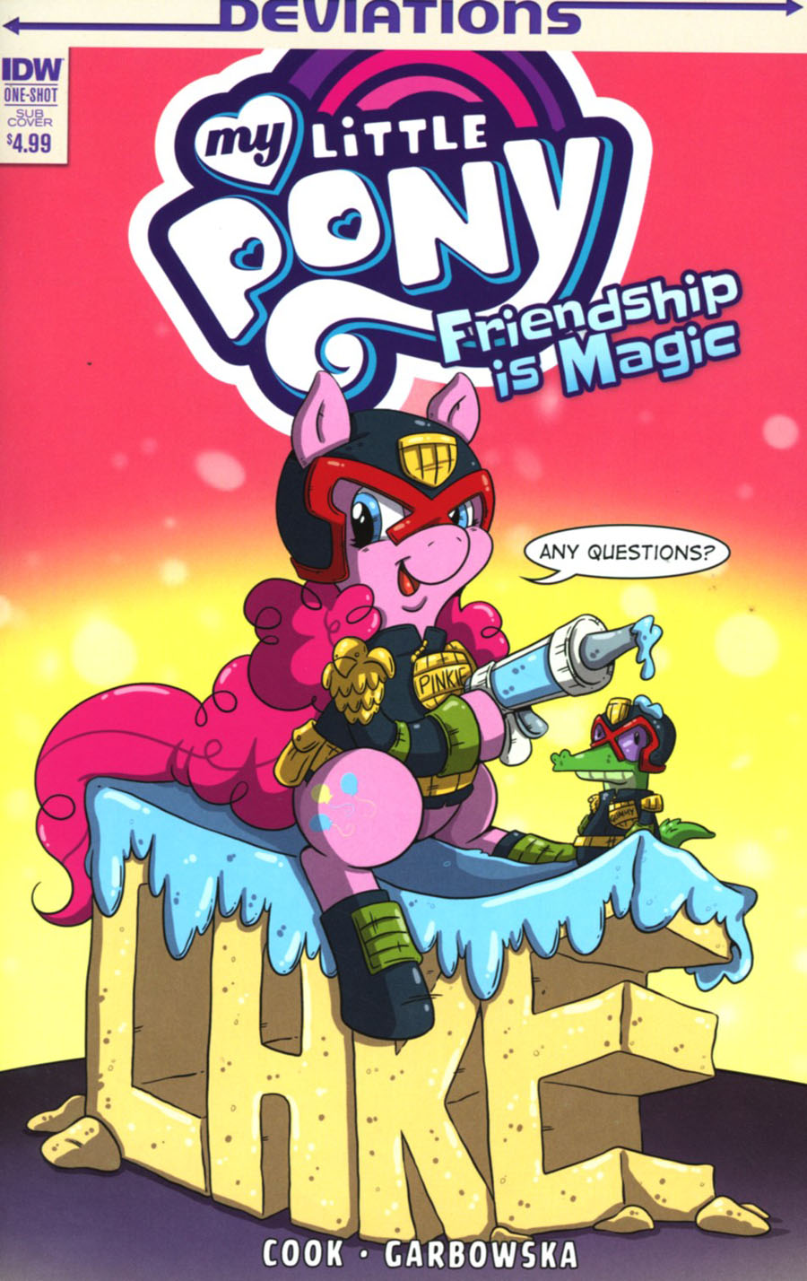 My Little Pony Friendship Is Magic Deviations One Shot Cover B Variant Katie Cook Mash-Up Cover