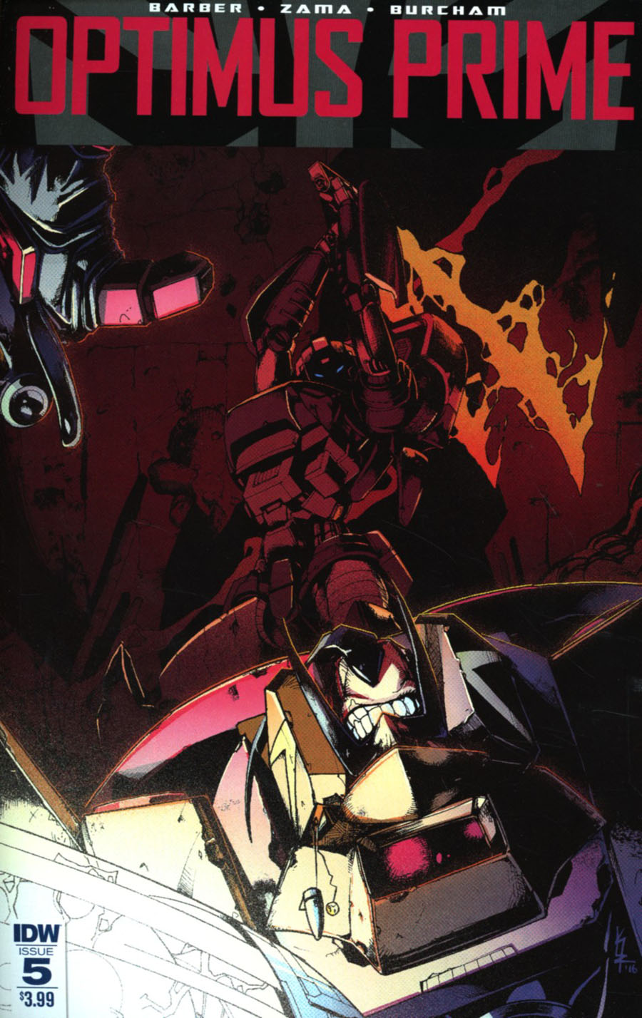 Optimus Prime #5 Cover A Regular Kei Zama Cover
