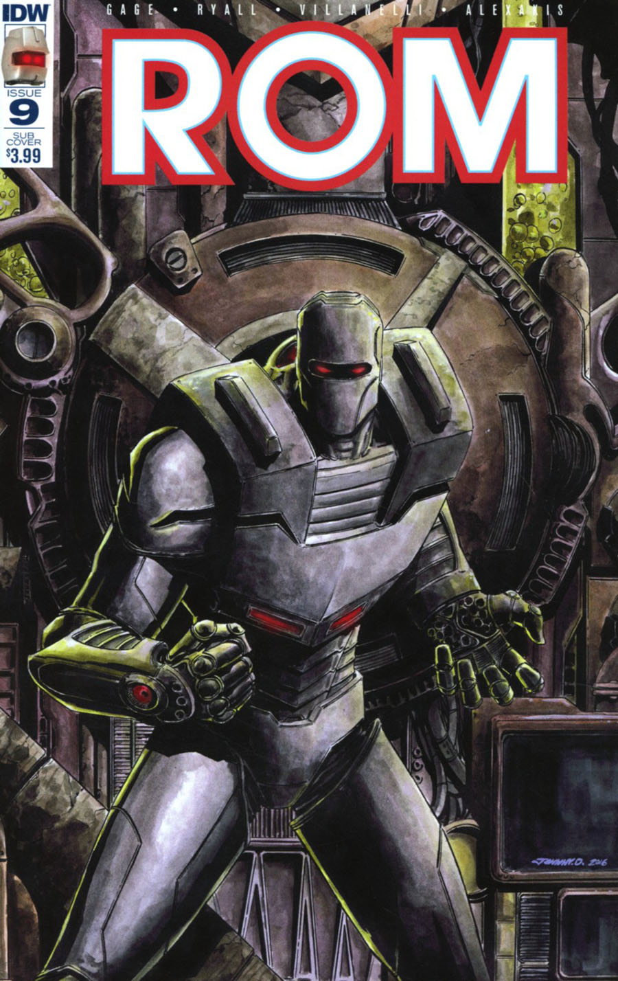 ROM Vol 2 #9 Cover C Variant Johnny Desjardins Subscription Cover