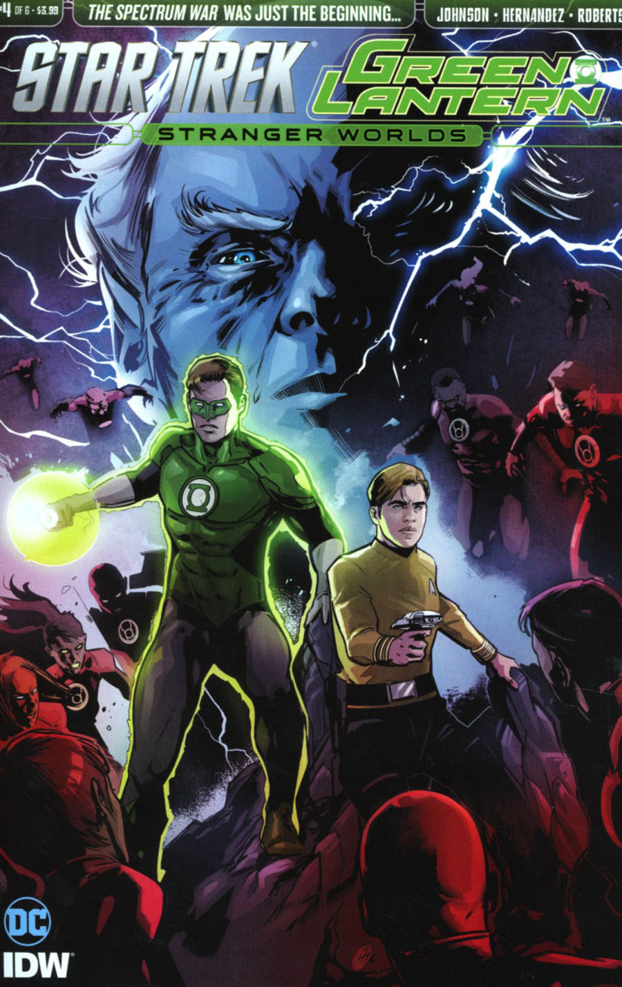 Star Trek Green Lantern Vol 2 Stranger Worlds #4 Cover A Regular Angel Hernandez Cover