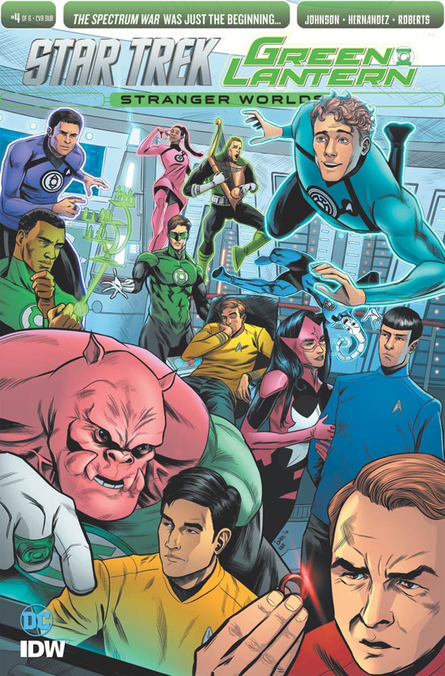 Star Trek Green Lantern Vol 2 Stranger Worlds #4 Cover B Variant Isaac Goodheart Subscription Cover
