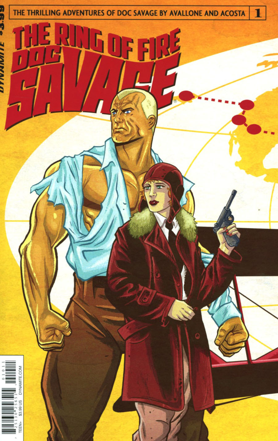 Doc Savage Ring Of Fire #1 Cover A Regular Brent Schoonover Cover