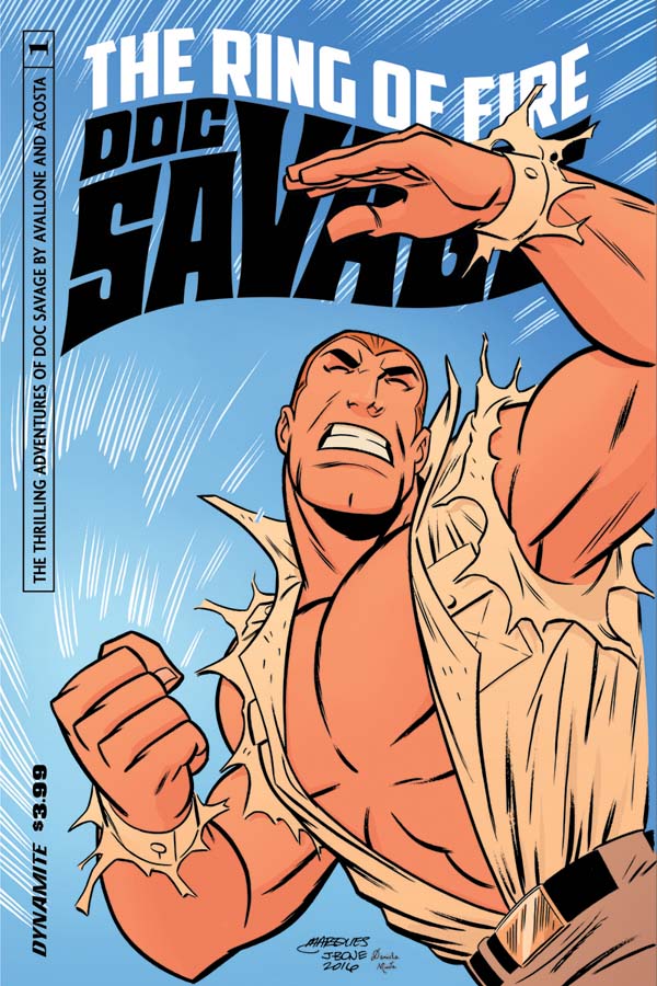 Doc Savage Ring Of Fire #1 Cover B Variant Anthony Marques Cover