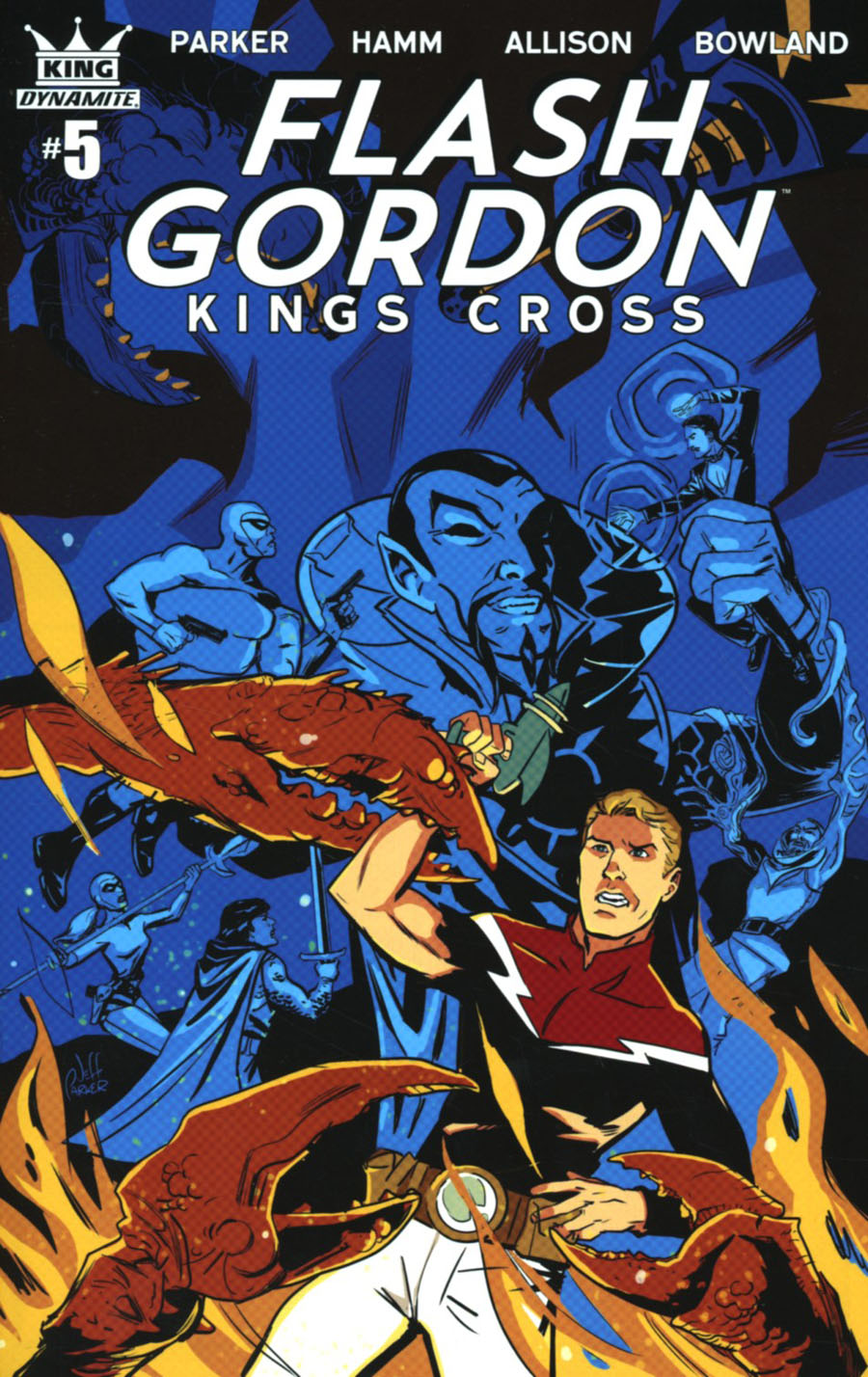 Flash Gordon Kings Cross #5 Cover B Variant Jeff Parker Cover