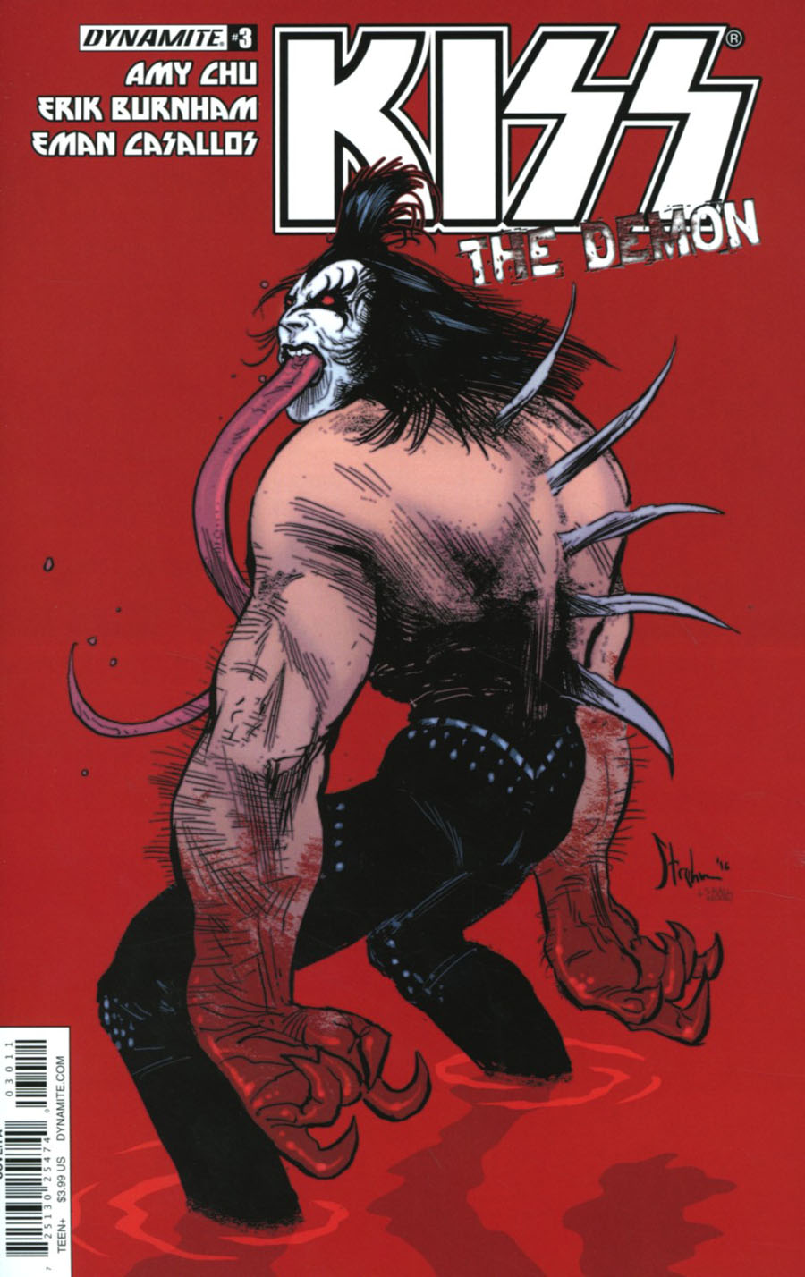 KISS The Demon #3 Cover A Regular Kyle Strahm Cover