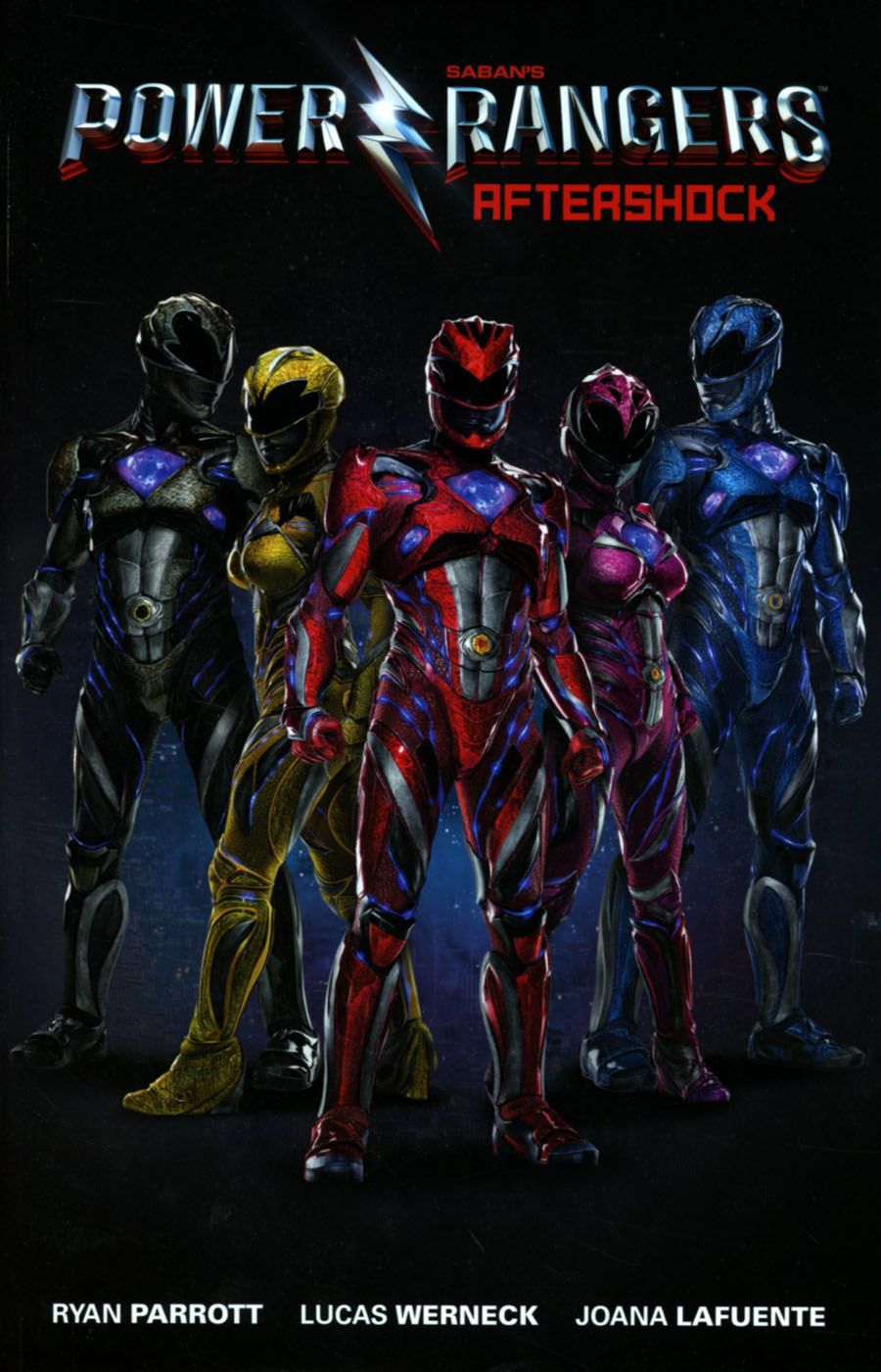 Sabans Power Rangers Aftershock TP Photo Cover