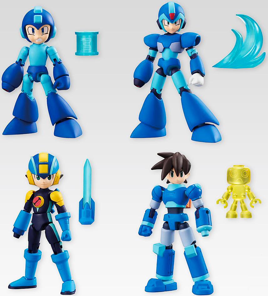 66 Action Dash Mega Man - Box Of 10 Figures