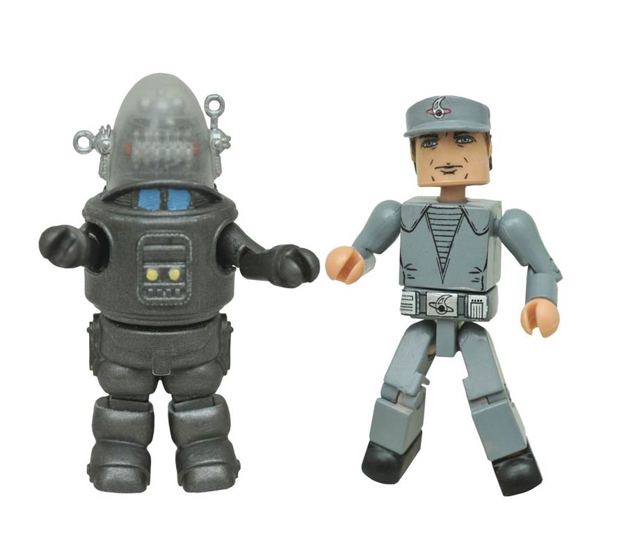 Forbidden Planet Minimates Robby The Robot & Crewman 2-Pack