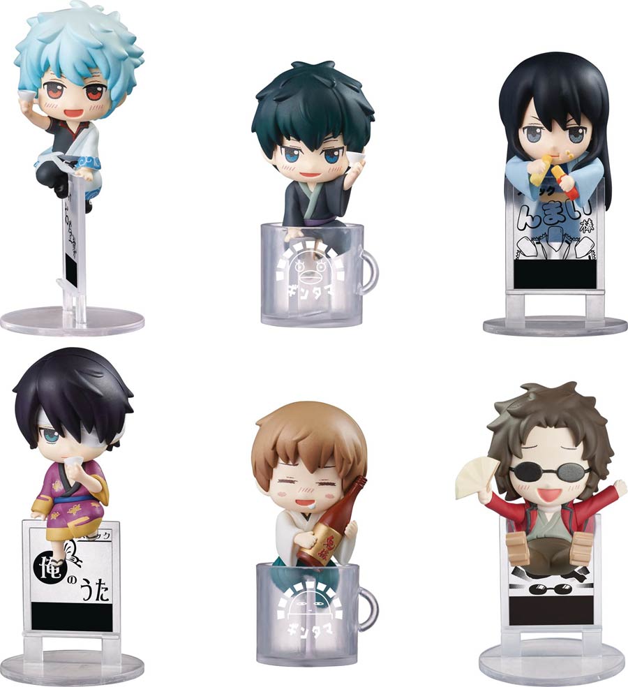 Gin Tama Ochatomo Fun At A Party Series 8-Piece Display