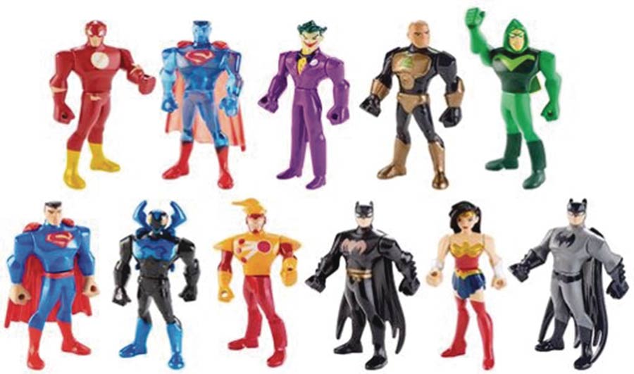 Justice League Action Mini Figure Blind Mystery Box Display
