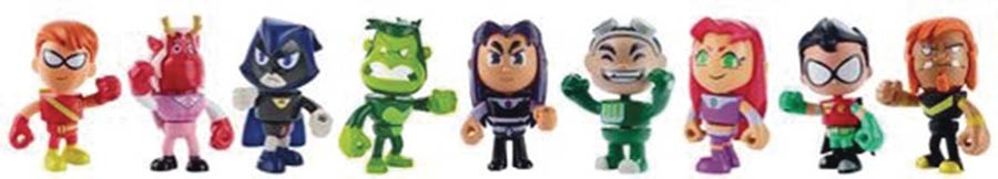 Teen Titans Go Mini Figure Blind Mystery Box Display