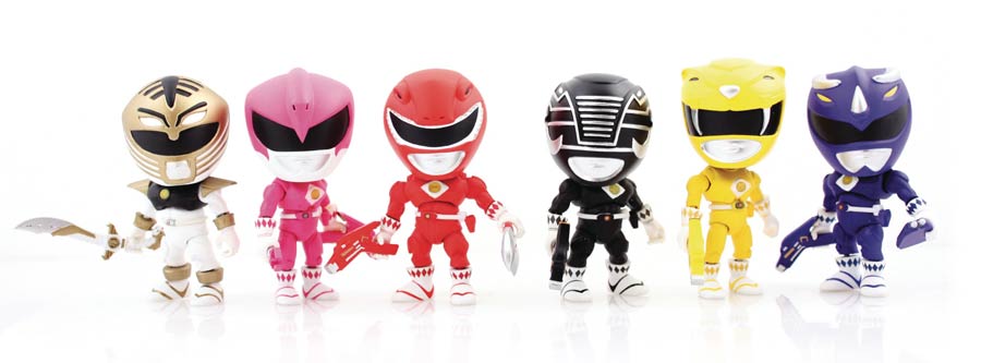 Loyal Subjects x Mighty Morphin Power Rangers Action Vinyl Blind Mystery Box Wave 2 16-Piece Display