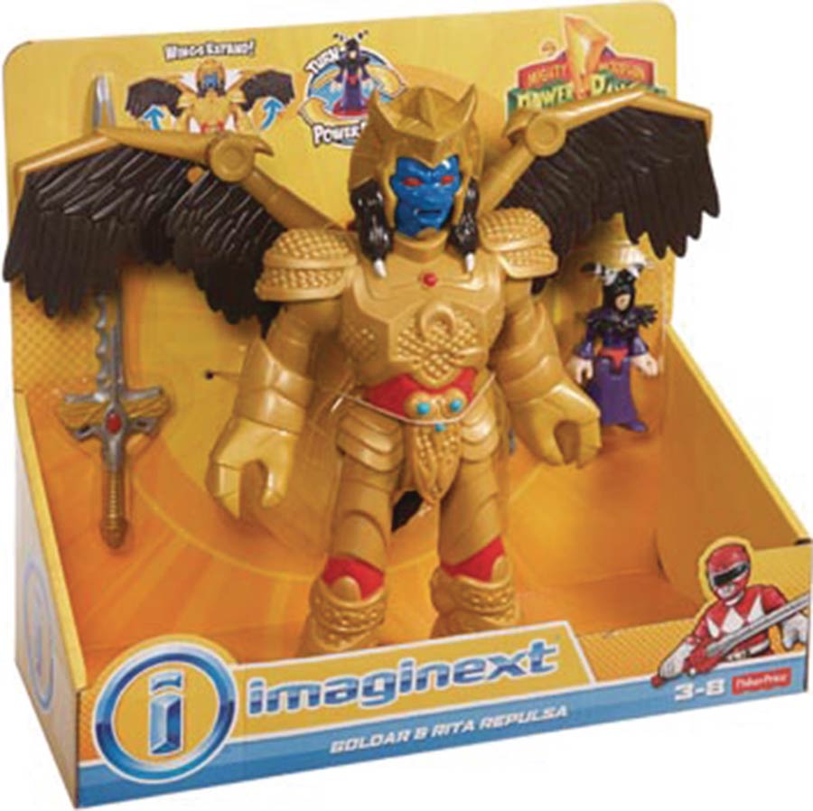 Imaginext Mighty Morphin Power Rangers Deluxe Figure Assortment Case