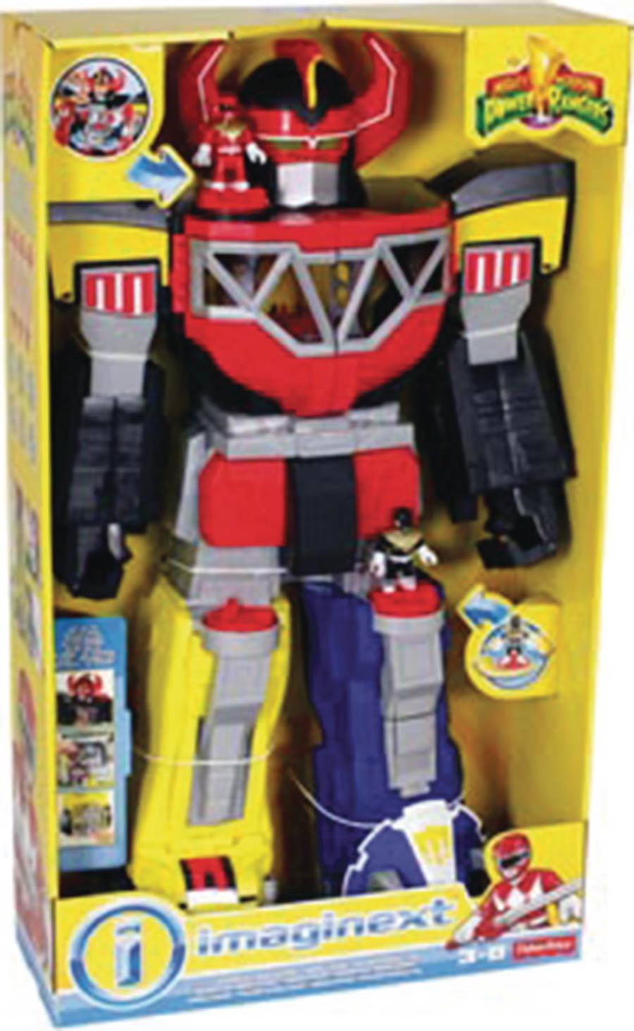 Imaginext Mighty Morphin Power Rangers Morphin Megazord Figure Case