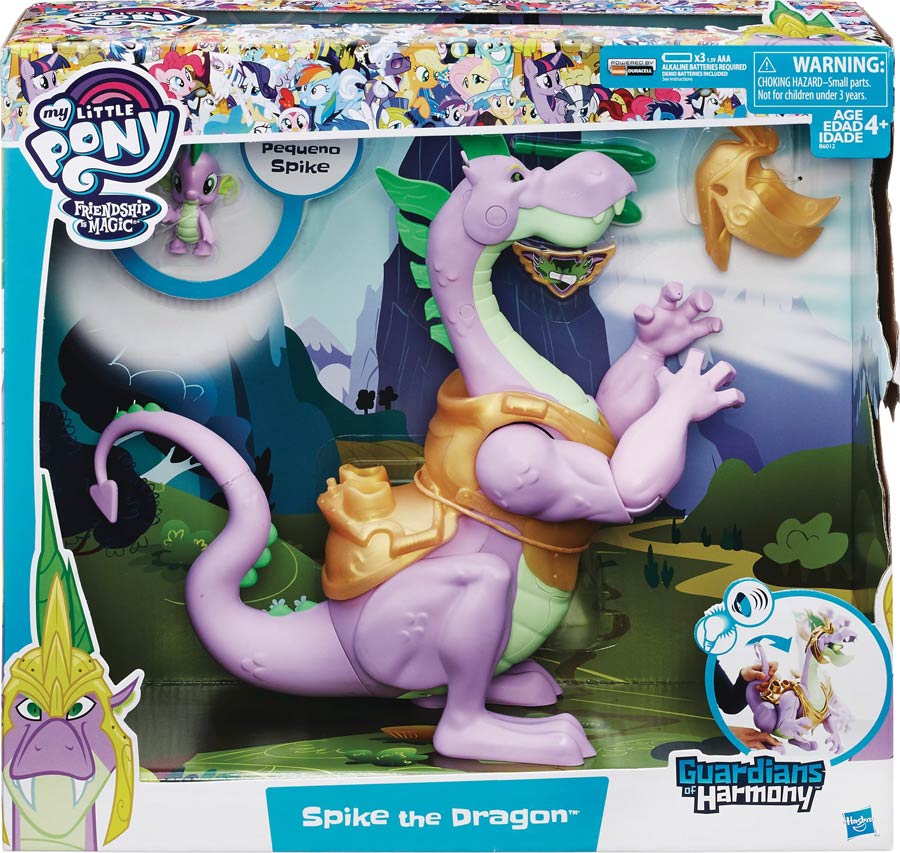 My Little Pony Guardians Of Harmony Spike The Dragon Action Figure Case