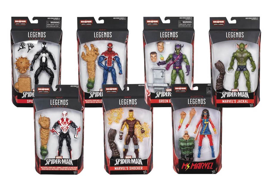 Spider-Man Legends 6-Inch Action Figure Assortment Case 201701