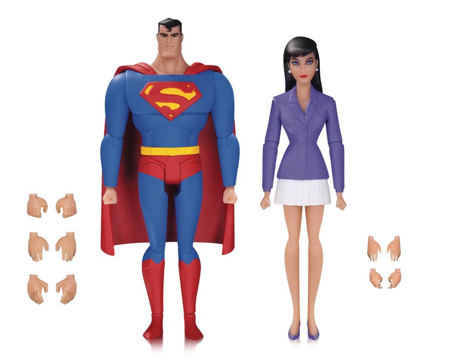 Superman The Animated Series Superman & Lois Lane 2-Pack Action Figure