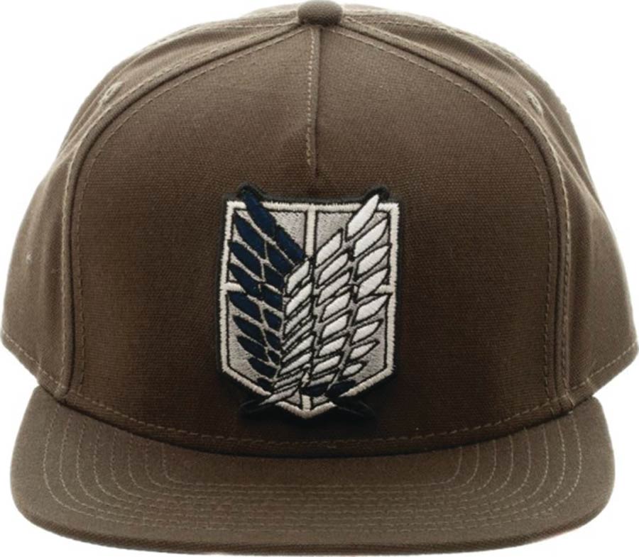 Attack On Titan Scout Regiment Canvas Snapback Hat