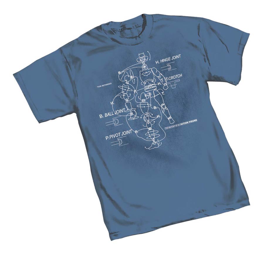 Batman Blueprint T-Shirt Large
