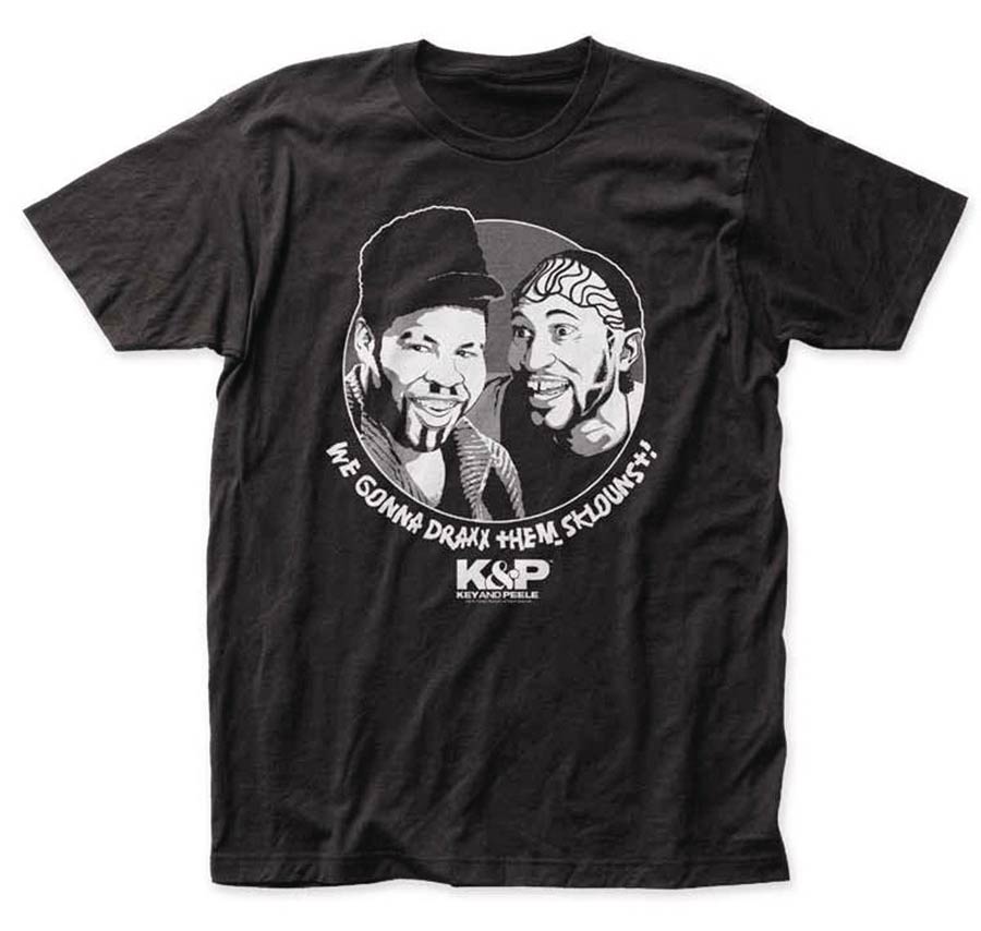 Key And Peele We Gonna Draxx Them Sklounst Previews Exclusive Black T-Shirt Large