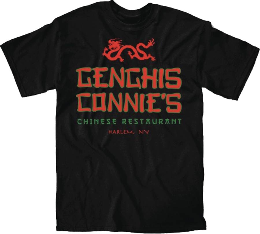 Luke Cage Genghis Connies Previews Exclusive Black T-Shirt Large