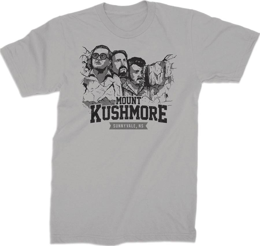 Trailer Park Boys Mount Kushmore Grey T-Shirt Large