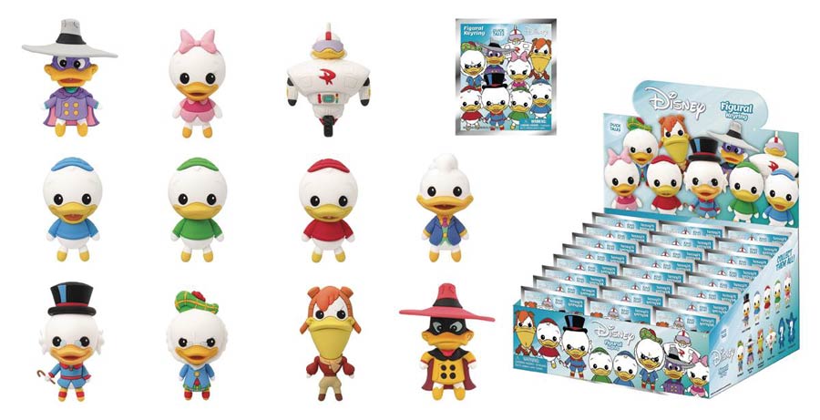 Disney Ducktales Laser Cut Figural Keyring Blind Mystery Box 24-Piece Display