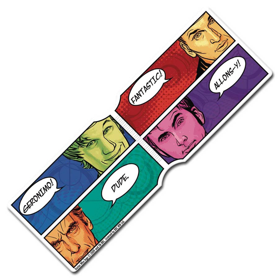 Doctor Who Travelpass Holder - 4 Doctors Catchphrases