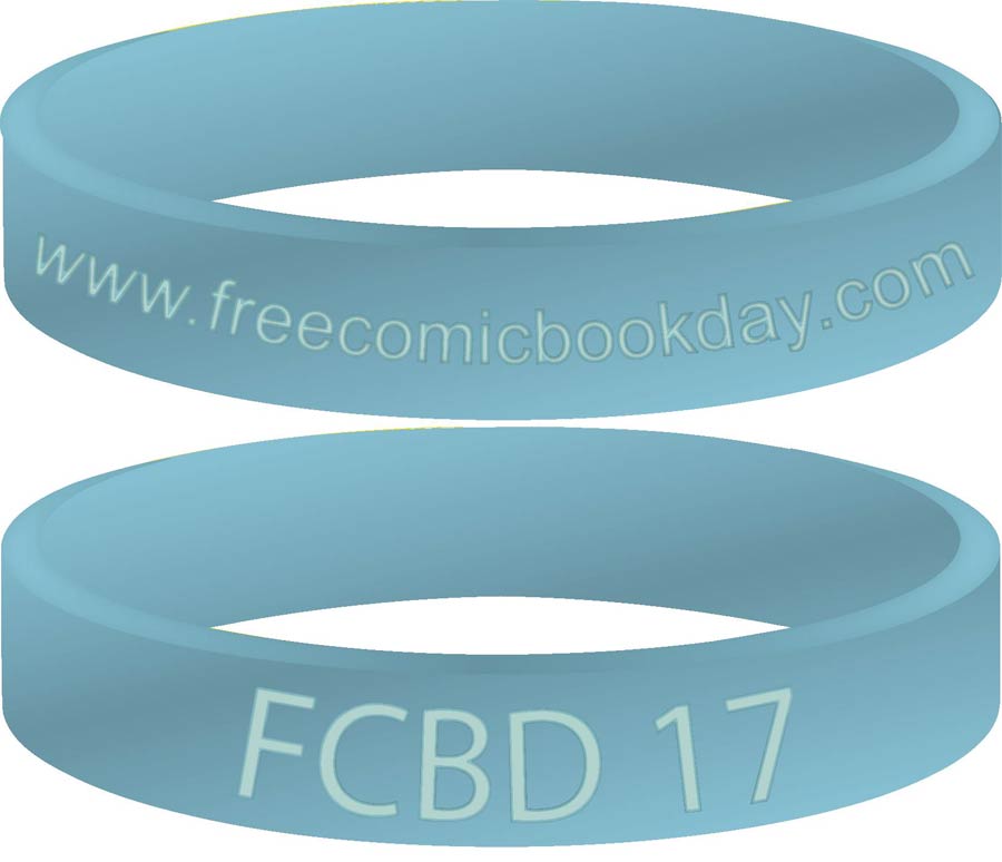 FCBD 2017 Blue Wrist Band