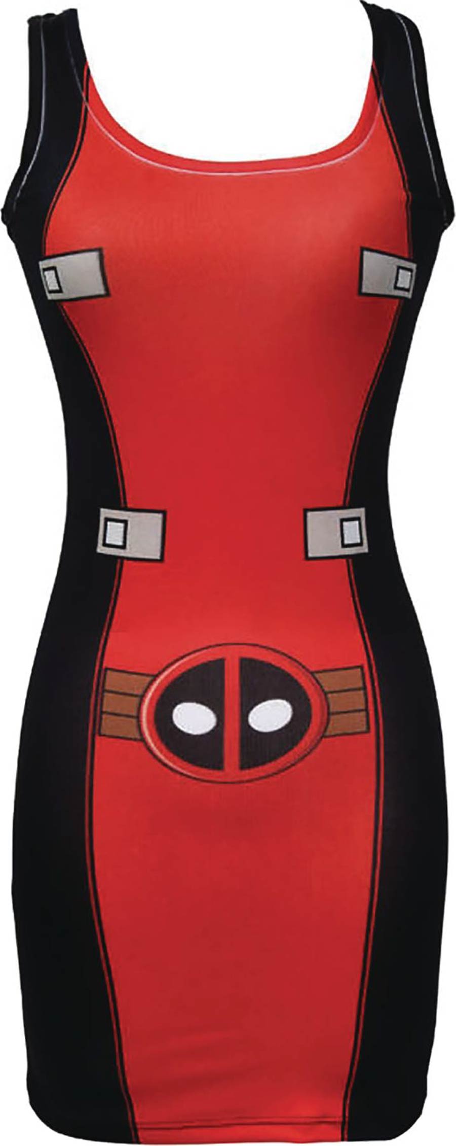 Marvel I Am Deadpool Chilly Red Bodycon Dress XX-Large
