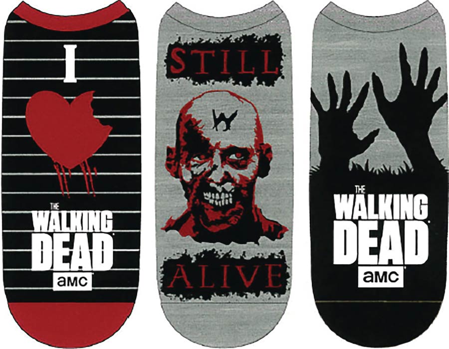 Walking Dead Still Alive Low Cut Sock 3-Pack