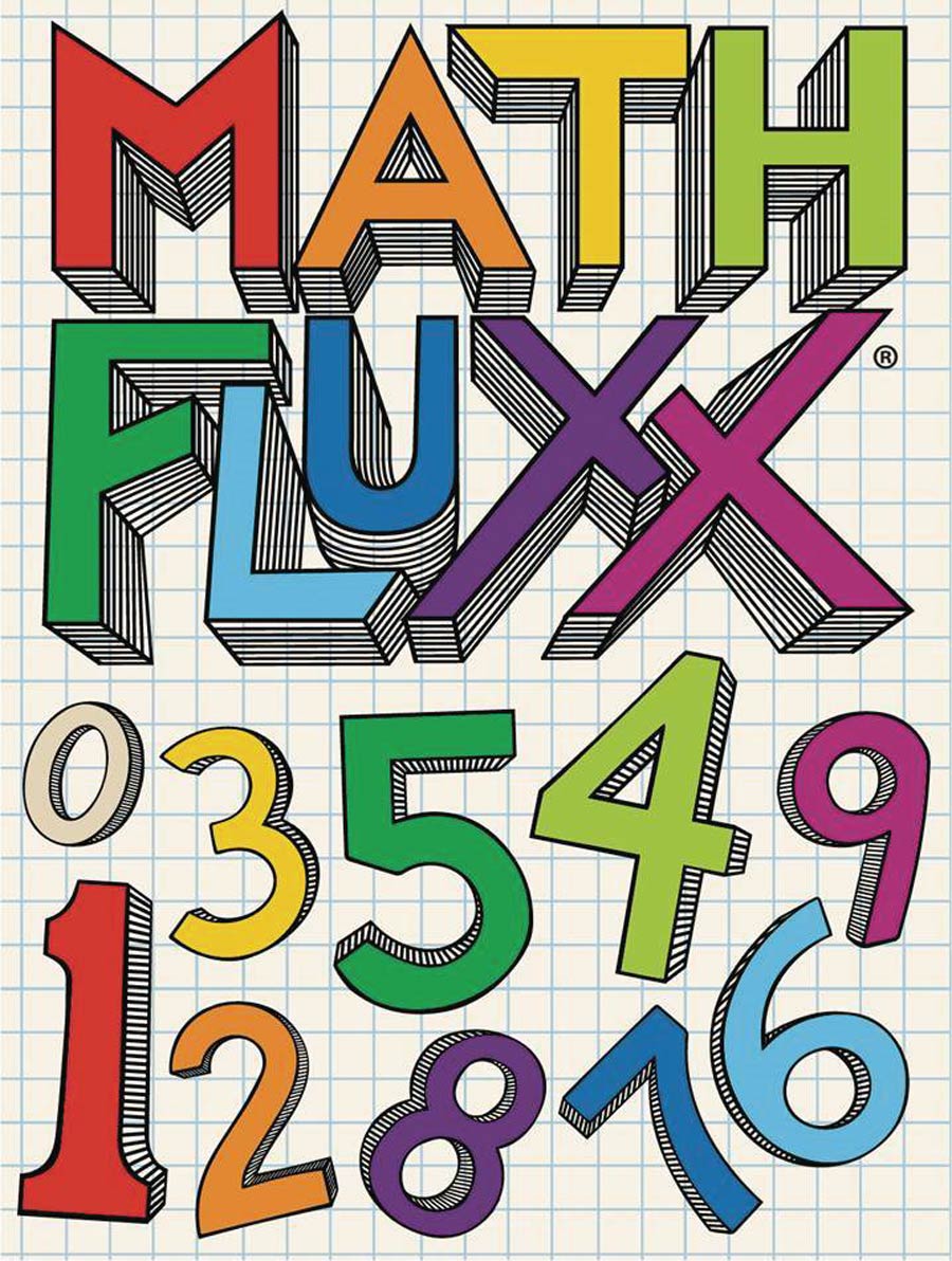Math Fluxx Card Game 6-Count Display