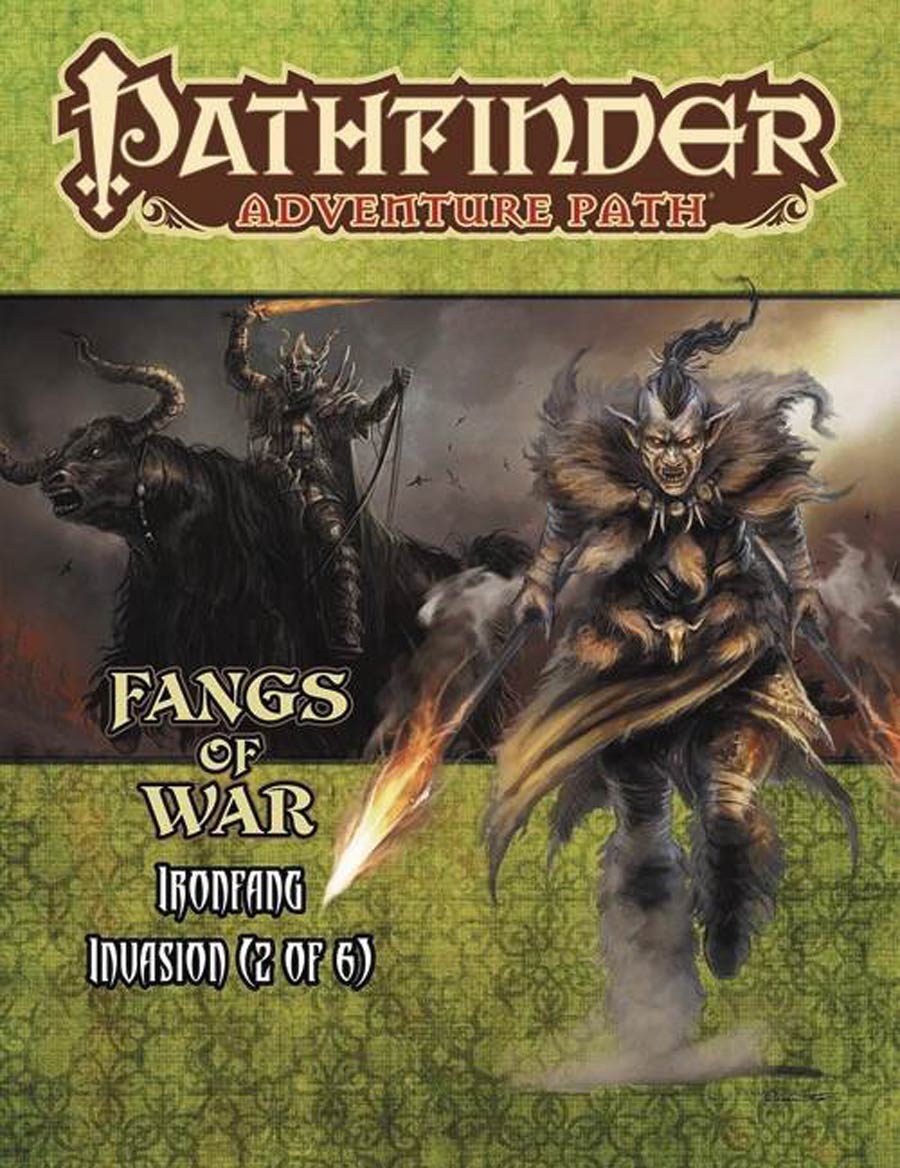 Pathfinder Adventure Path Ironfang Invasion Part 2 Fangs Of War TP