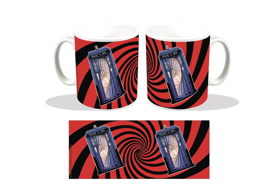 Doctor Who TARDIS Swirl Previews Exclusive Coffee Mug