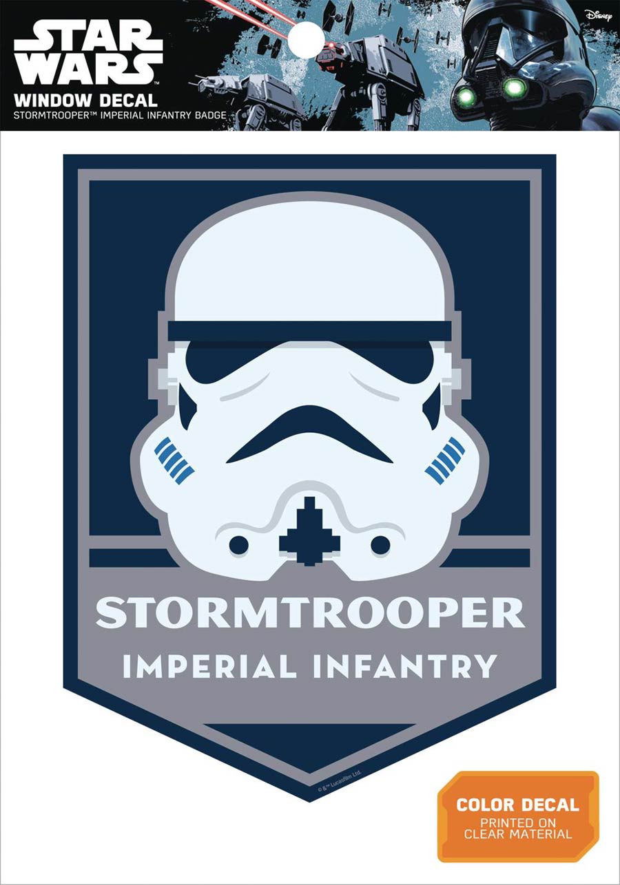 Star Wars Window Decal - Imperial Infantry Badge