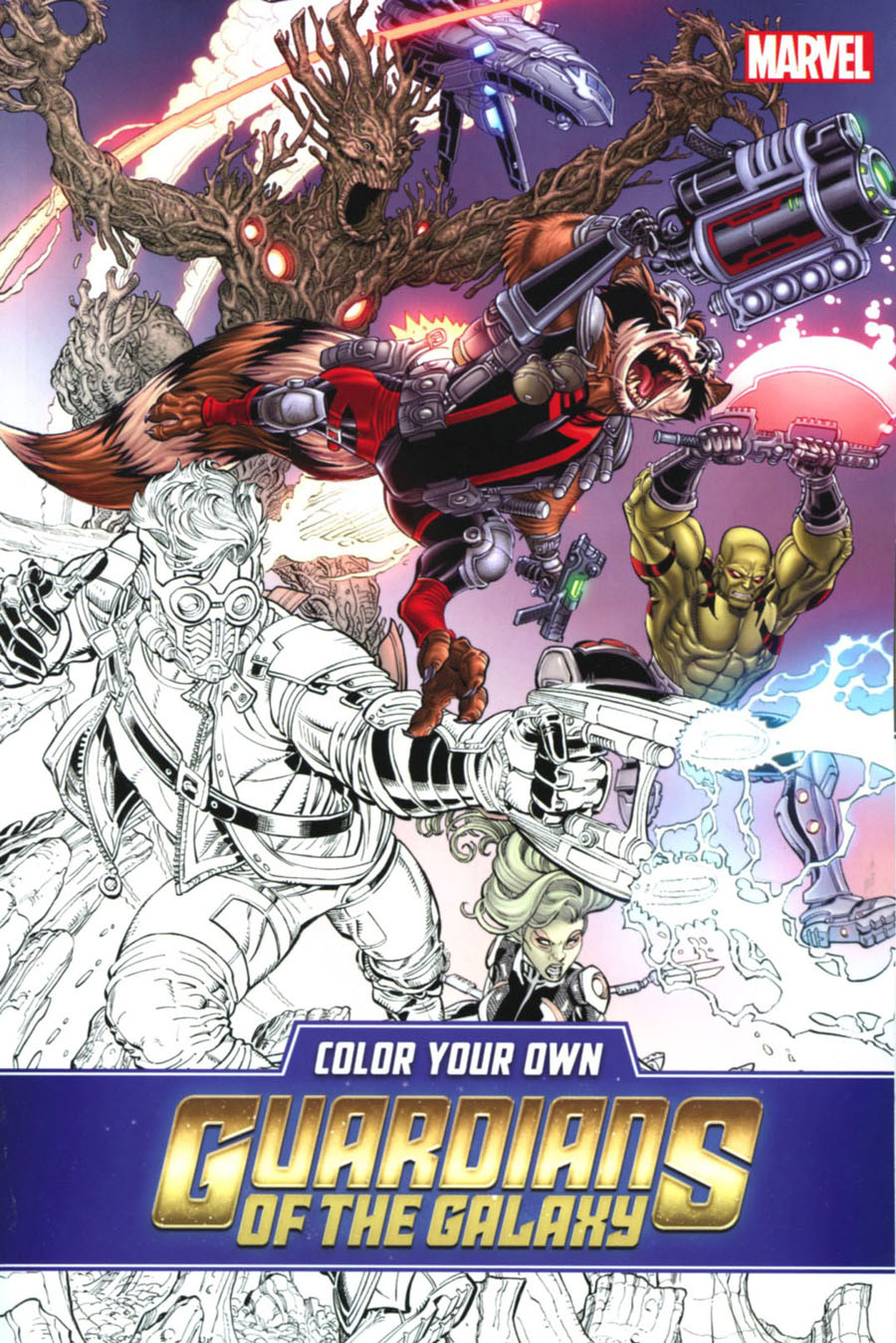 Color Your Own Guardians Of The Galaxy TP