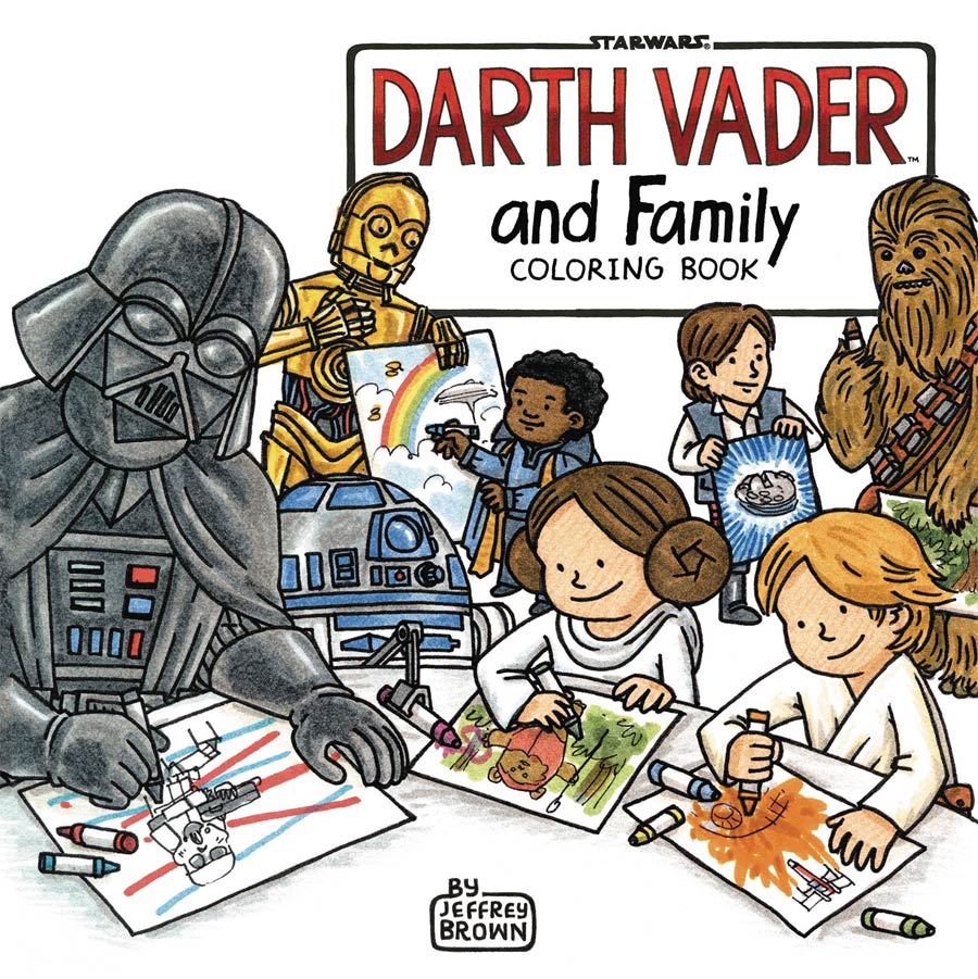 Star Wars Darth Vader And Family Coloring Book SC