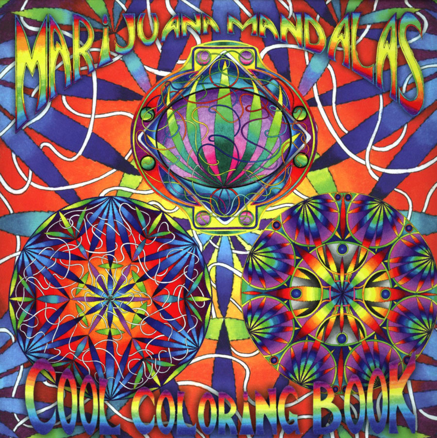 Marijuana Mandalas Cool Coloring Book TP