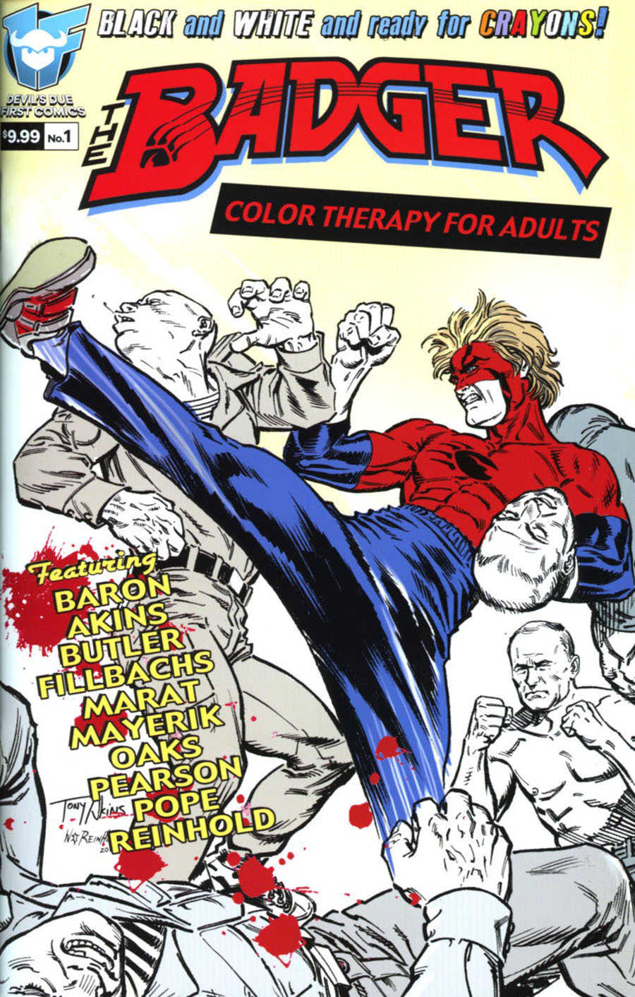 Badger Color Therapy For Adults Coloring Book SC