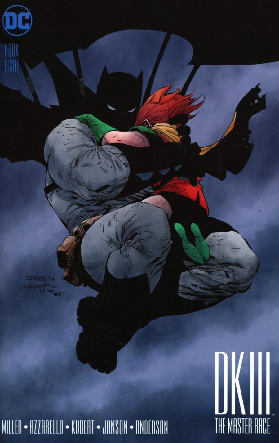 Dark Knight III The Master Race #8 Cover I Incentive Jim Lee Variant Cover