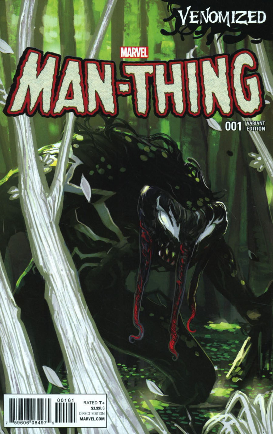 Man-Thing Vol 5 #1 Cover D Variant Stephanie Hans Venomized Cover