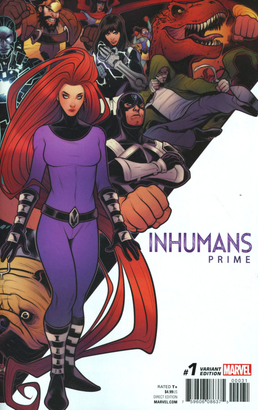 Inhumans Prime #1 Cover D Variant Elizabeth Torque Connecting Cover