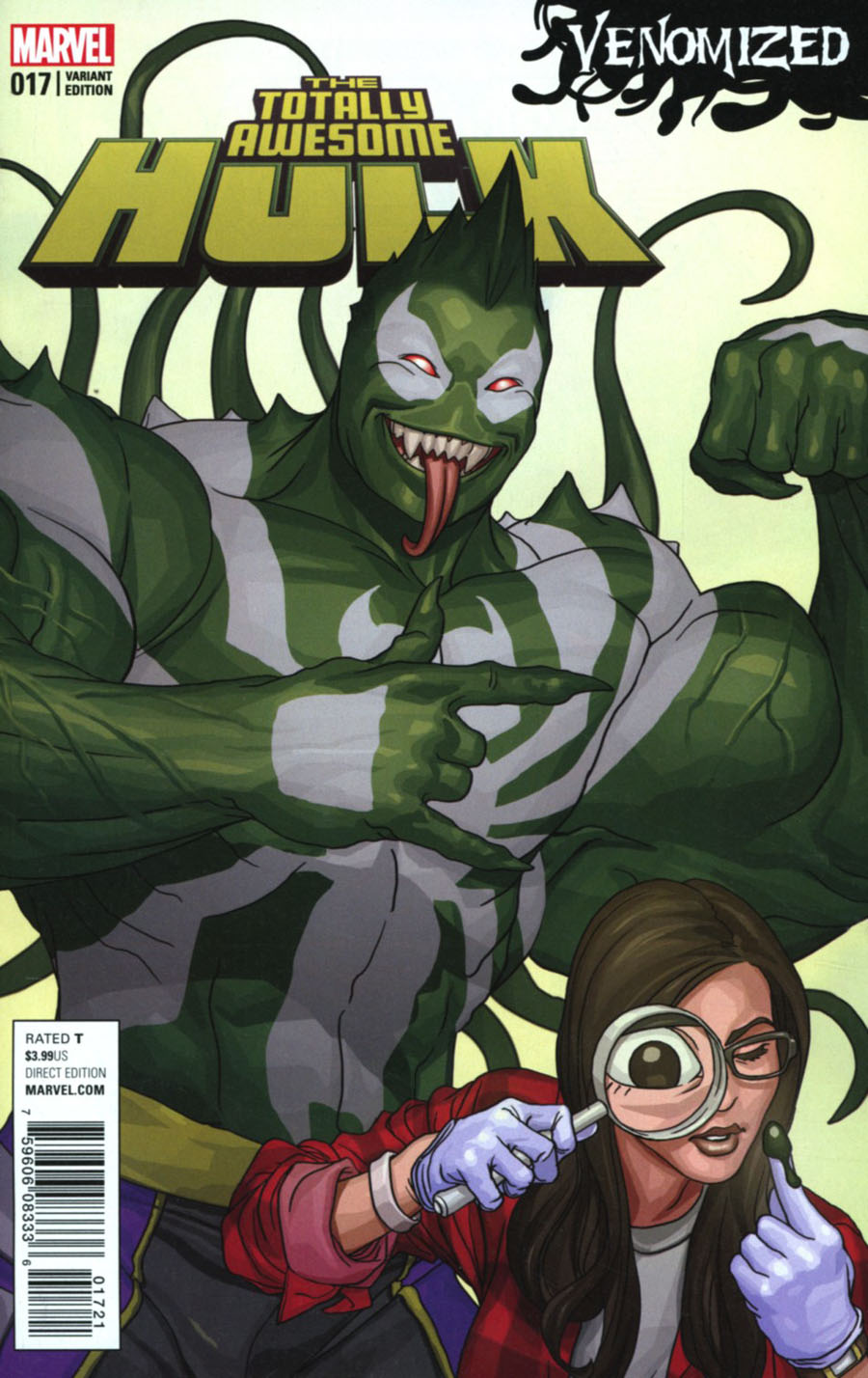 Totally Awesome Hulk #17 Cover B Variant Mike Choi Venomized Cover