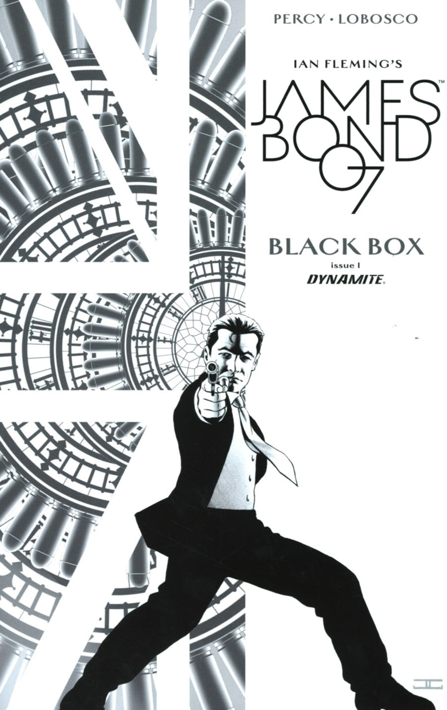 James Bond Vol 2 #1 Cover I Incentive John Cassaday Black & White Cover