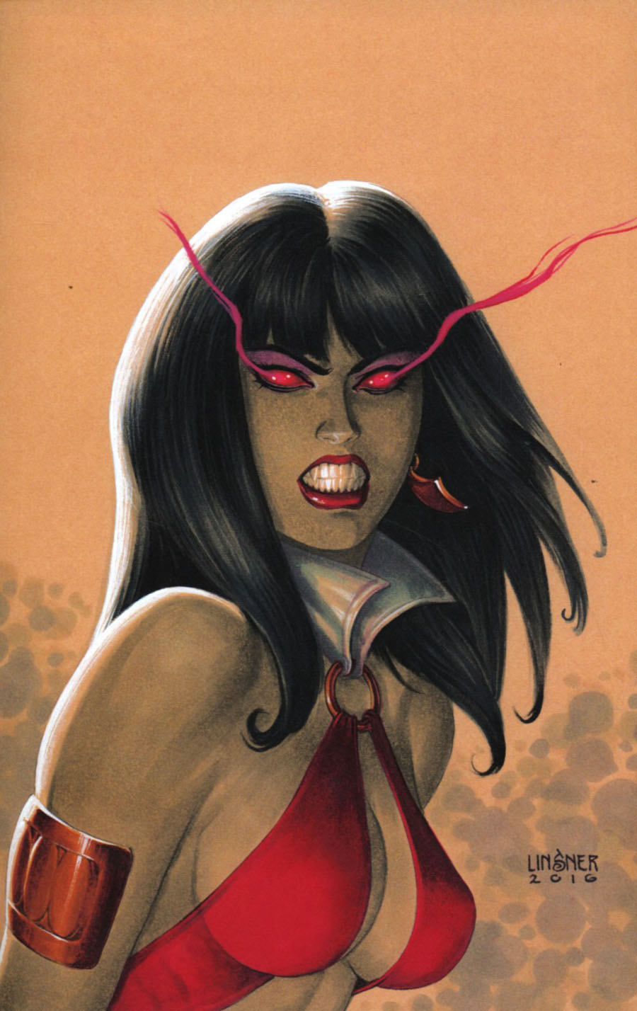 Vampirella Vol 7 #1 Cover I Incentive Joseph Michael Linsner Virgin Cover