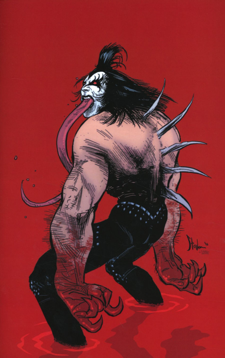 KISS The Demon #3 Cover G Incentive Kyle Strahm Virgin Cover