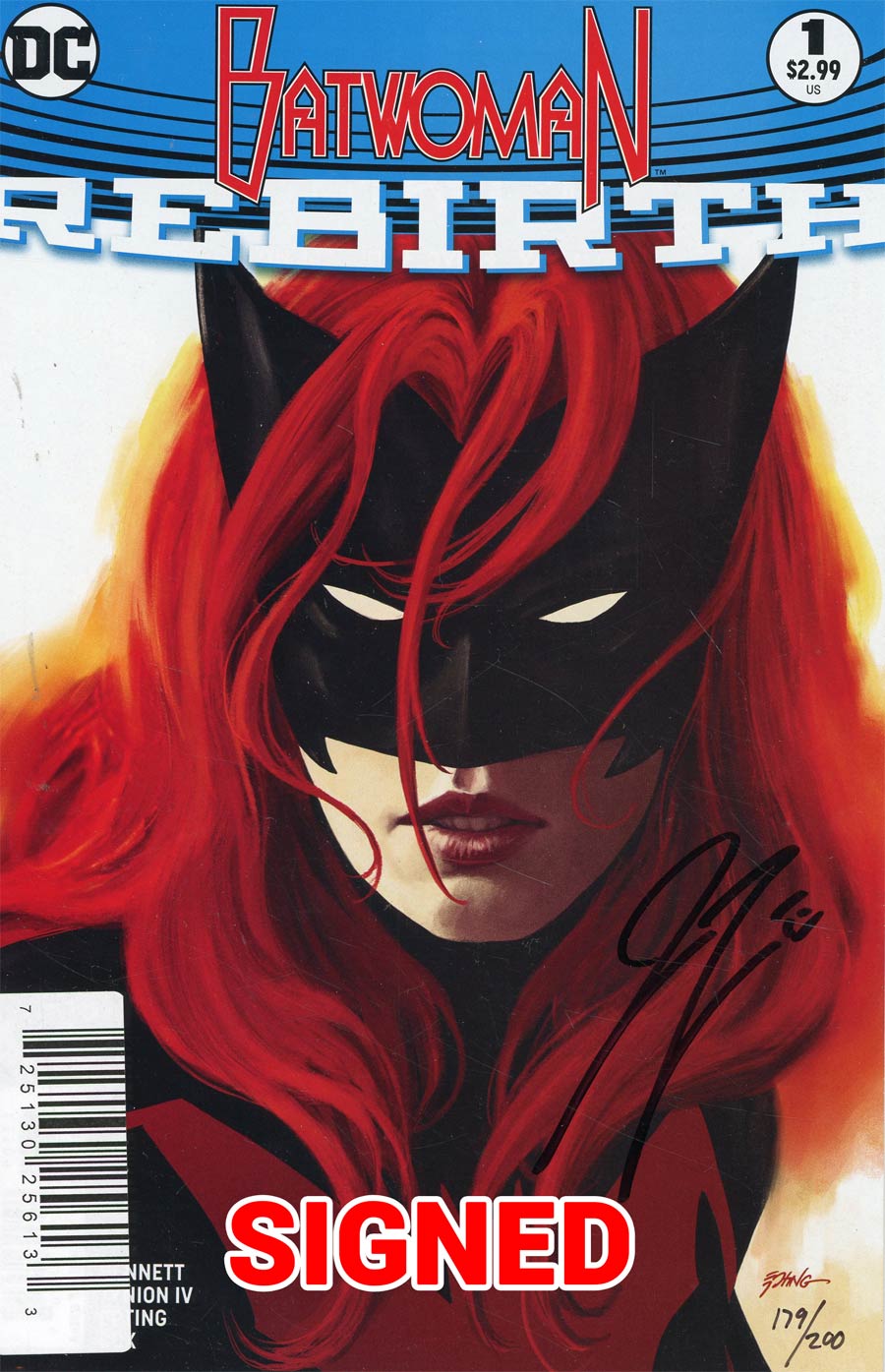 Batwoman Vol 2 #1 Cover E DF Ultra-Limited Silver Signature Series Signed By James Tynion IV