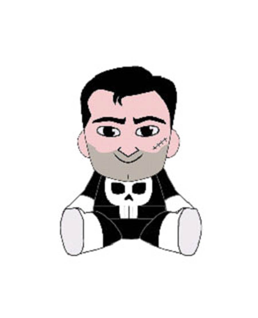 Marvel Punisher 7-Inch Phunny Plush 