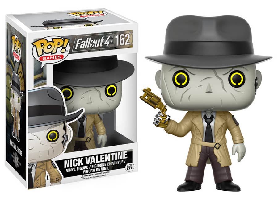 POP Games 162 Fallout 4 Nick Valentine Vinyl Figure