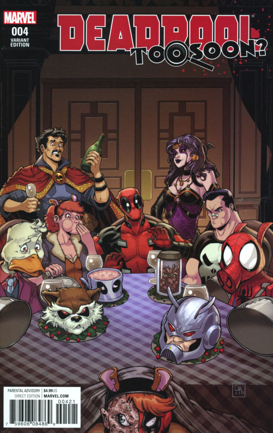 Deadpool Too Soon #4 Cover B Incentive Will Robson Variant Cover